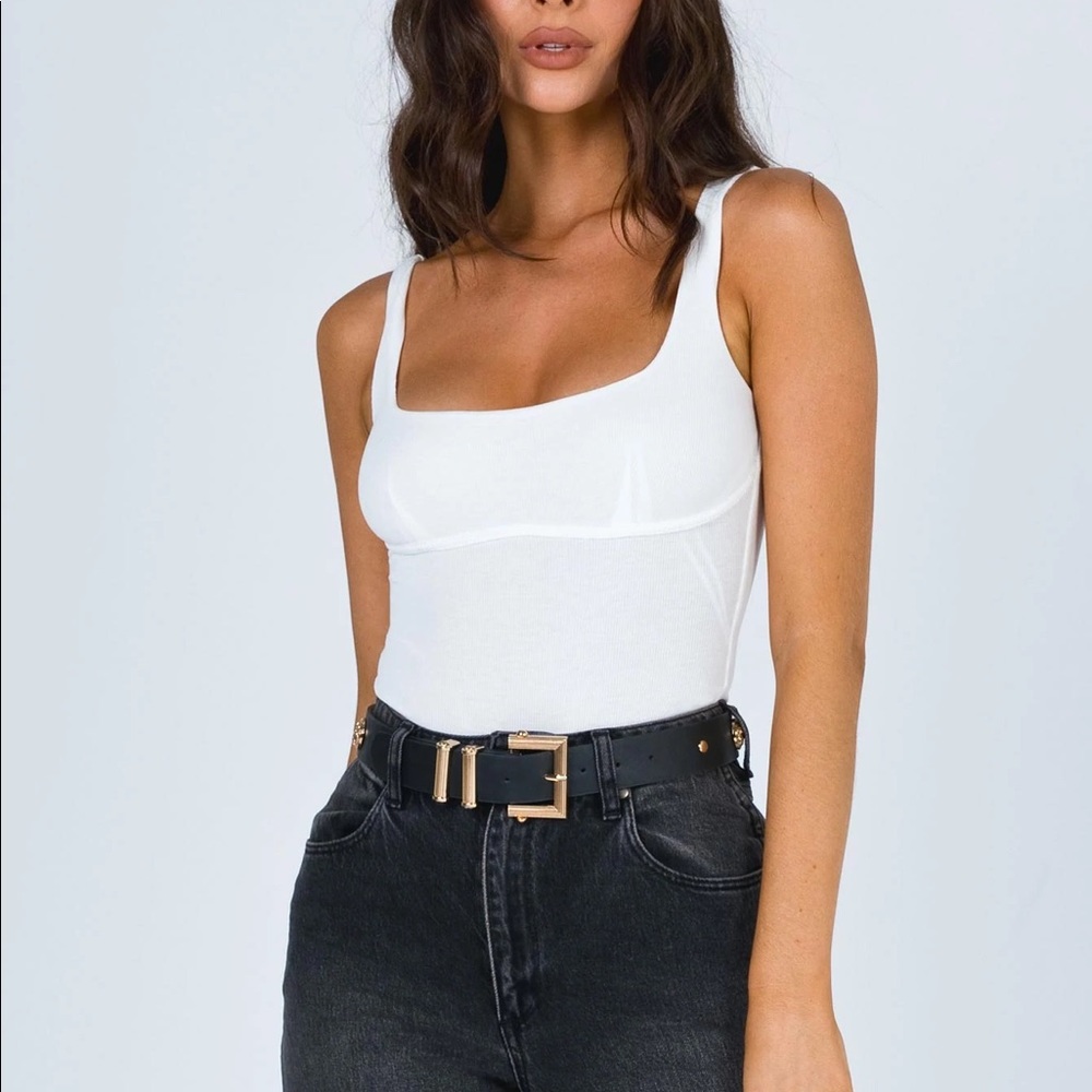 Princess Polly White Bodysuit